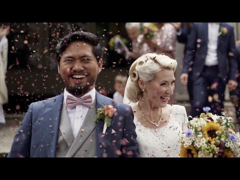 "You are my constant joy" - Vintage Hollywood Glamour Wedding Film // Tower Bridge, London