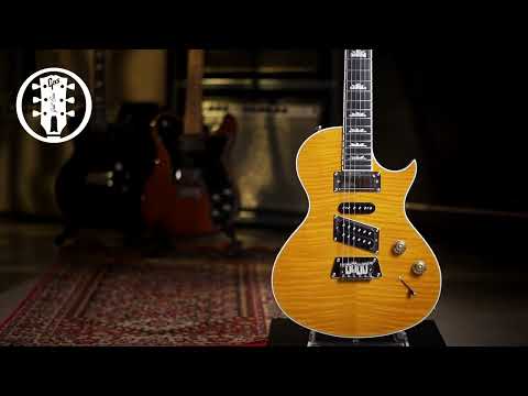 Epiphone Nighthawk Custom Reissue Trans Amber image 9