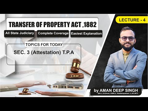 Sec. 3 || Attestation || T.P.A || by Prof. Aman Deep Singh || Lecture-4 ||Hindi-Eng.