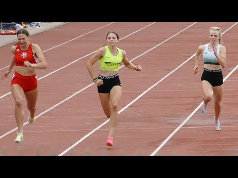 Urška Ogrizek (SLO) 100 m 12.04 1st Place National U18 Championships Nova gorica 2023