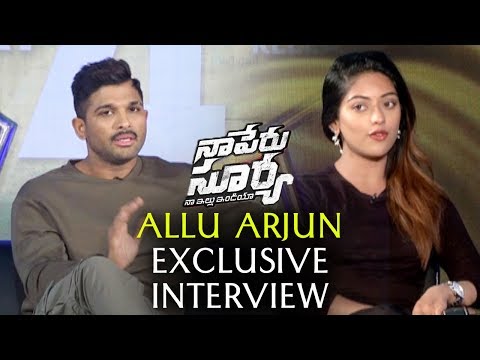 Allu Arjun Exclusive Interview