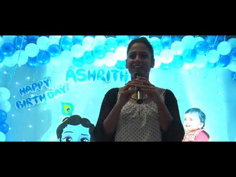 Ashrith 1st Bday Video