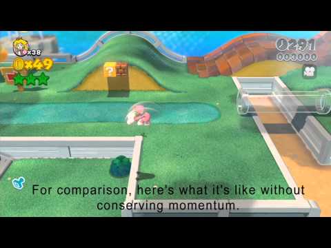 Super Mario 3D World - Cat dive momentum conservation glitch/exploit
