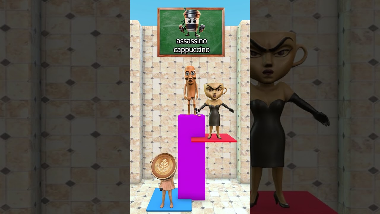 The singing challenge: Ballerina Cappucina and   Espresso Signora - who will win? #italianbrainrot