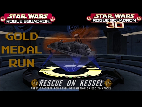 Rogue Squadron 3D 09 Rescue on Kessel - Gold Medal Run 1080P