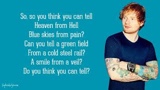 Ed Sheeran - Wish You Were Here (Lyrics)