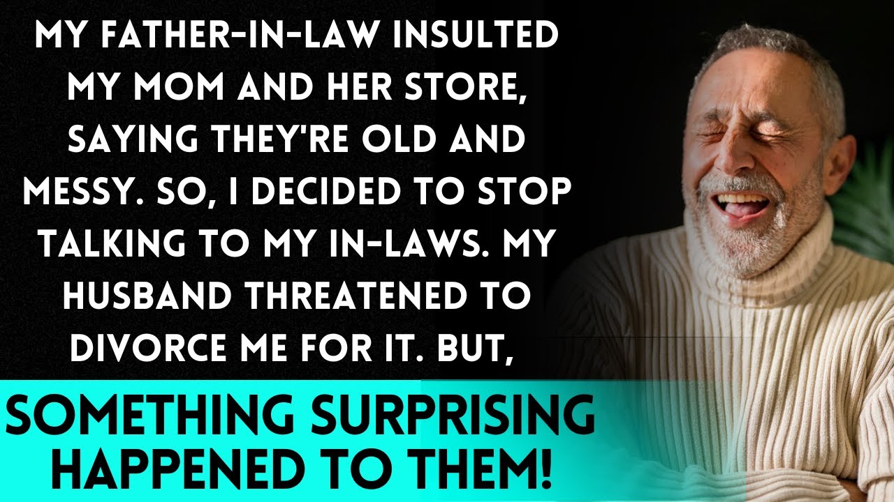 Father-in-law disrespects our family business. My rude husband divorces me. Later, he feels shamed.
