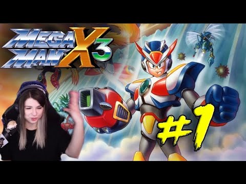 Mega Man X3 - Part 1 - All Mavericks and Upgrades! - FIRST PLAYTHROUGH
