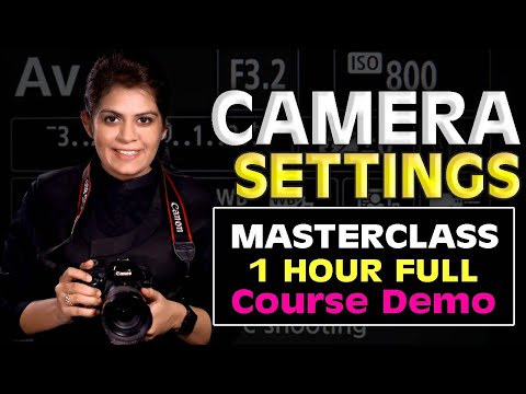 FREE MASTERCLASS on Camera Settings in HINDI | Photography Course DEMO Workshop |Mode dial EXPLAINED