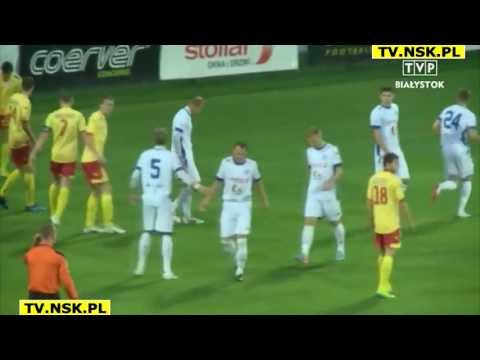 tv.nsk.pl 2013-09-20 II liga wschodnia Wigry Suwałki - Legionovia Legionowo 1-1 (1-1) bramki relacja