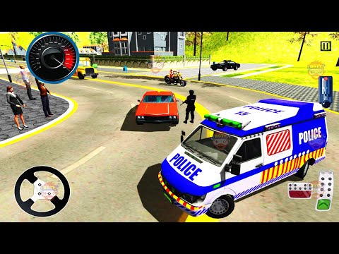 Police Van Driving Simulator 3D - Offroad Real Police Car Driver I police van - Android GamePlay