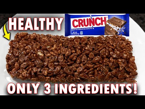 Super Low Calorie CRUNCH Bar Made in 5 Minutes