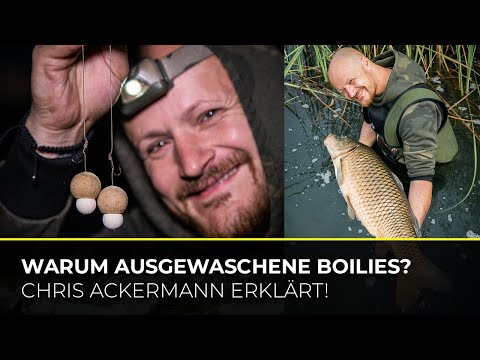 Warum mit ausgewaschenen Boilies auf Karpfen angeln? Chris Ackermann erklärt!