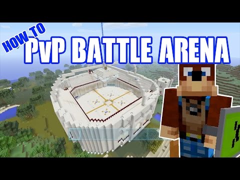How to Build A Huge PvP Battle Arena in Minecraft