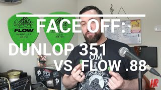 Video thumbnail for Face Off! Part 2 - Jim Dunlop Tortex 351 Vs. Tortex Flow (0.8mm) #dunlopflow #plectrums #toan by Heavy Repping! Pick Boutique