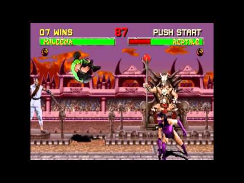 Mortal Kombat 2 - Mileena playthrough