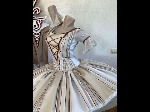 Stage ballet costume Shepherdesses Marzipan The Nutcracker P 0224 - video 2