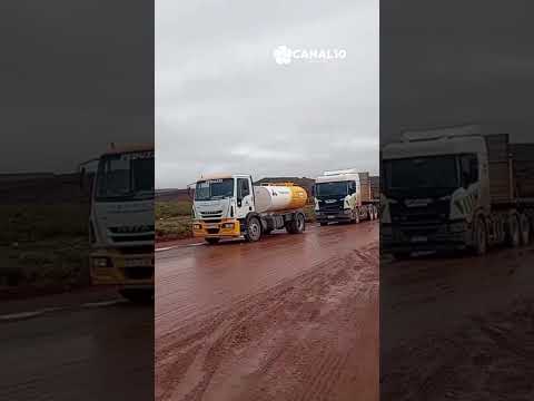 TEMPORAL EN NEUQUÉN: cortaron la Ruta 5 por la crecida del arroyo