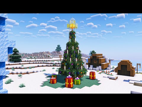 Creating a Giant Christmas Tree in Minecraft!