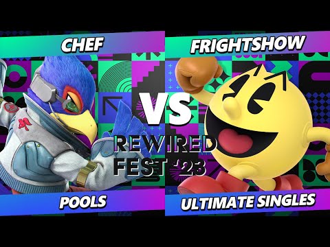 ReWired Fest 2023 - Chef (Falco) Vs. FrightShow (Pac-Man) Smash Ultimate - SSBU