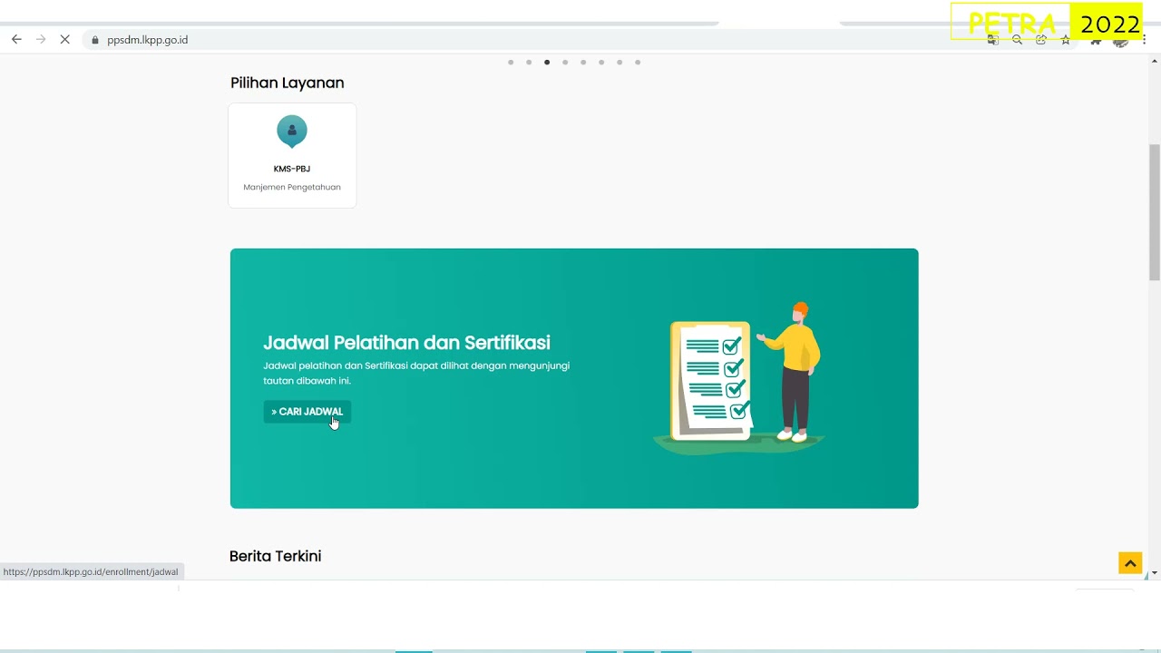 Cara Daftar Pelatihan Kompetensi Pengadaan Barang/Jasa Pemerintah (PBJP) Level 1
