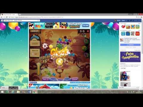 Angry Birds POP! on Facebook - Level 57 Walkthrough