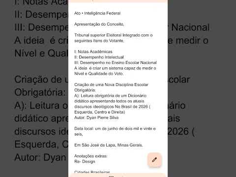 Ato • Inteligência Federal | Tribunal superior de Justiça | Apontamentos #inovação #eleições2026