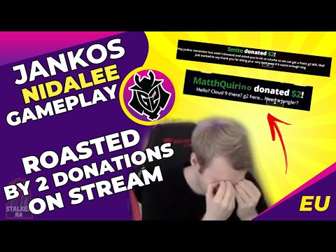 G2 Jankos Talks - Udyr OR Volibear - Both USELESS! | ROASTED Again By Donation 2 Times In 1 Stream