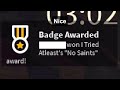 Quickie Blood Debt Guide How To Unlock The No Saints Badge Roblox