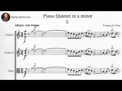 Florence Price - Piano Quintet in A minor (1936)