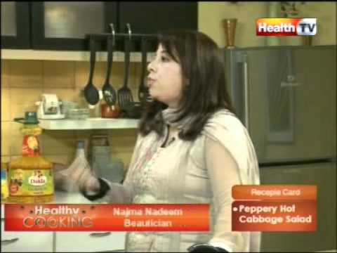 ''Healthy Cooking'' - Ep # PEPPERY HOT COBBAGE SALAD Part-2 (02 JAN 12) Health tv.mpg