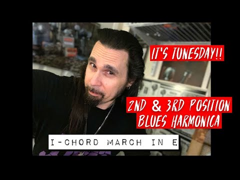 How To Not Suck at a Blues Harp Shuffle! Blues Harmonica Jam Tracks -  Dennis Gruenling Tunesday 35