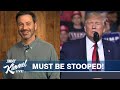 Jimmy Kimmel’s Quarantine Monologue – Trump's Back Out, COVID Sex Guidelines & NASCAR Flag Ban