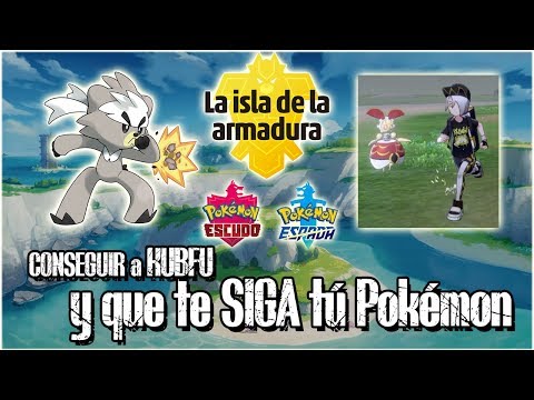 Conseguir a KUBFU y que te SIGA tú Pokémon l Isla de la Armadura l Pokémon Espada y Escudo