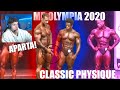MR OLYMPIA 2020 - MUY SERIOS PRE JUDGING CLASSIC PHYSIQUE