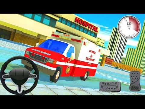 Ambulance Simulator Car Driving Doctor First Day as a Earamedic Best Android Gameplay FHD