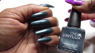 Watch Me Swatch CND Vinylux Hunter Green