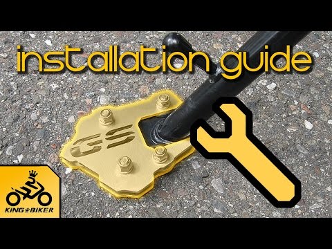 Installation Guide for KING-BIKER Sidestand Enlarger, BMW R1200GS LC