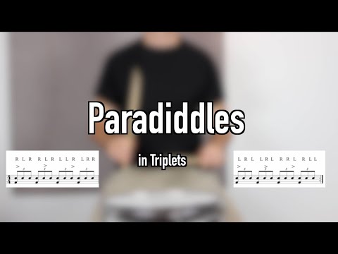 How to Play Paradiddles in Triplets - Tricky Rudiment