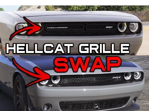 INSTALLING A HELLCAT GRILLE ON SRT/ SCATPACK BUMPER