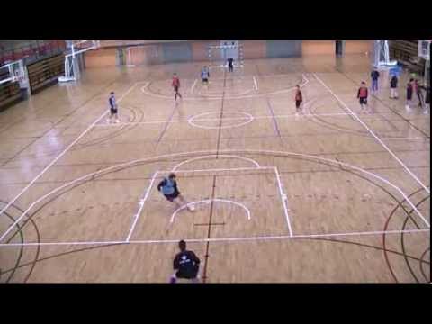 FÚTBOL SALA.Trabajo para mejora de la defensa alta y superioridades