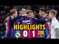 ? HIGHLIGHTS: REAL MADRID 0-1 BARÇA I COPA DEL REY SEMIFINALS (EL CLÁSICO) ?