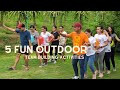 FUN OUTDOOR TEAM BUILDING ACTIVITIES Youth Group Outdoor Party Games