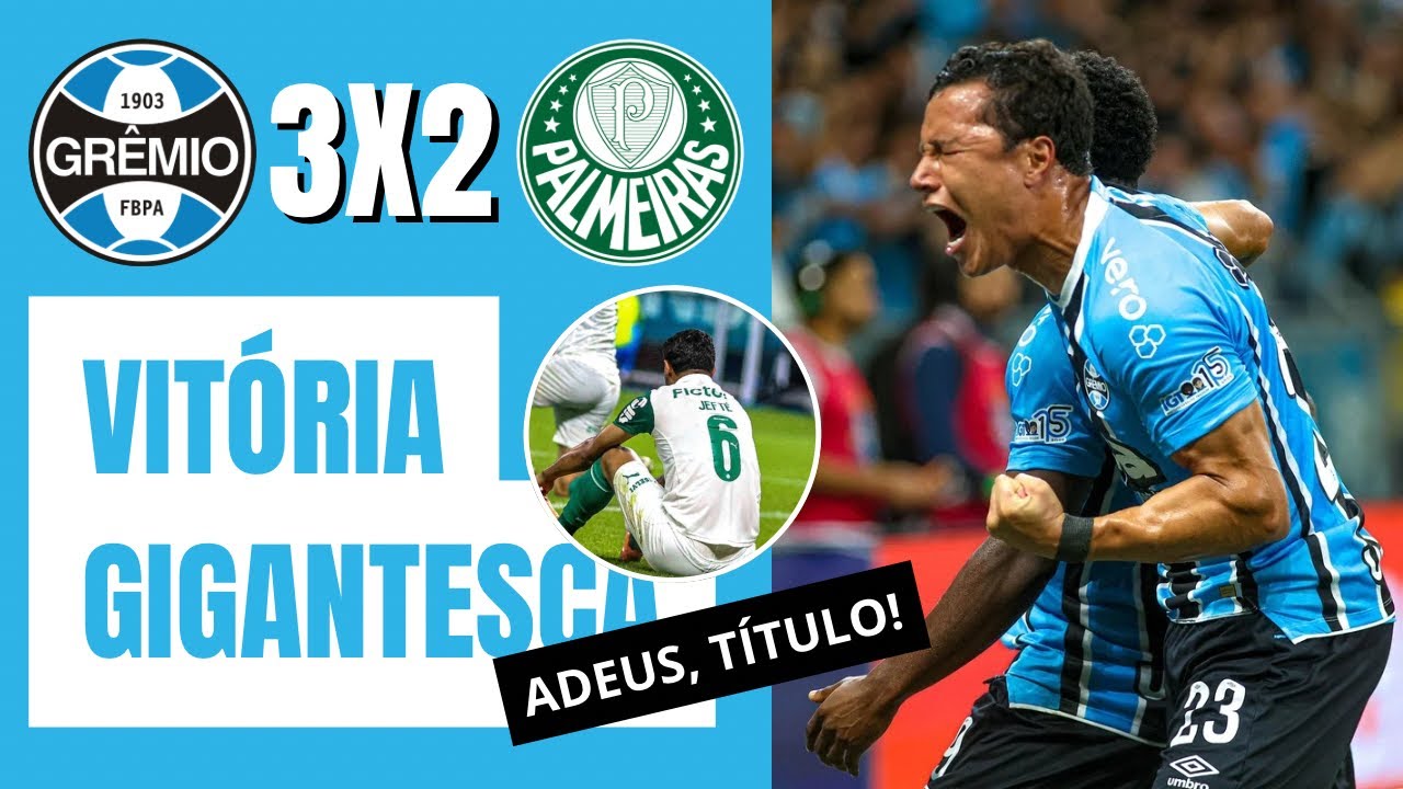 COBERTURA | Grêmio 3x2 Palmeiras (Brasileirão 2025)