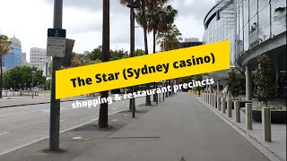 Sydney 4K Virtual Walking Tour: The Star City Sydney Casino, Shopping & Eateries | November 2020