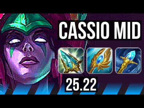 CASSIOPEIA vs IRELIA (MID) | NA Grandmaster | 25.22