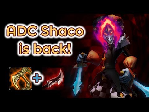 Shaco Adc is Back?! [League of Legends] Full Gameplay - Smurfing in Gold/Plat - Infernal Shaco