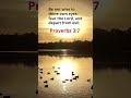 Proverbs 3:7 We wise, fear the LORD, depart from Evil #dailybibleverse #bibleverseoftheday