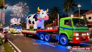 Download lagu Kemeriahan animasi takbir keliling takbiran idul fitri 2026 paling megah sedunia mp3