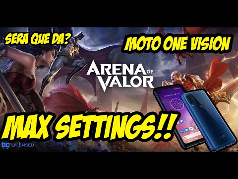 ARENA OF VALOR - MOTO ONE VISION - MAX SETTINGS